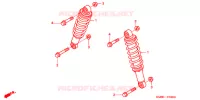 AMORTISSEUR AVANT pour Honda TRX 250 FOURTRAX RECON Electric Shift de 2003