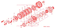 EMBRAYAGE pour Honda TRX 250 FOURTRAX RECON Electric Shift de 2003