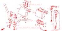 GUIDON (A/CM) pour Honda TRX 250 FOURTRAX RECON Electric Shift de 2003