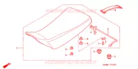 SELLE pour Honda TRX 250 FOURTRAX RECON Electric Shift de 2003
