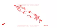 ARBRE DE ROUE  pour Honda TRX 250 FOURTRAX RECON Electric Shift de 2004