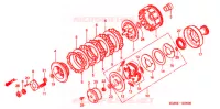 EMBRAYAGE pour Honda TRX 250 FOURTRAX RECON Electric Shift de 2004