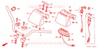GUIDON pour Honda TRX 250 FOURTRAX RECON Electric Shift de 2004
