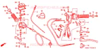 LEVIER DE GUIDON   CABLE   COMMODO ('02/'03/'04) pour Honda TRX 250 FOURTRAX RECON Electric Shift de 2004