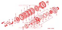 EMBRAYAGE pour Honda TRX 250 FOURTRAX RECON Electric Shift de 2005
