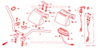 GUIDON pour Honda TRX 250 FOURTRAX RECON Electric Shift de 2005