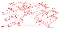 PEDALE   REPOSE PIED pour Honda TRX 250 FOURTRAX RECON Electric Shift de 2005