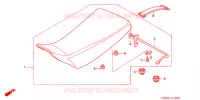 SELLE pour Honda TRX 250 FOURTRAX RECON Electric Shift de 2005