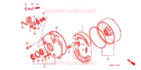 TAMBOUR DE FREIN ARRIERE pour Honda TRX 250 FOURTRAX RECON Electric Shift de 2005