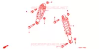 FOURCHE pour Honda TRX 250 FOURTRAX RECON Electric Shift de 2005