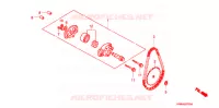 POMPE A HUILE pour Honda TRX 250 FOURTRAX RECON Electric Shift de 2005