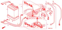 BATTERIE pour Honda TRX 250 FOURTRAX RECON Electric Shift de 2006