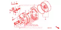 TAMBOUR DE FREIN ARRIERE pour Honda TRX 250 FOURTRAX RECON Electric Shift de 2006