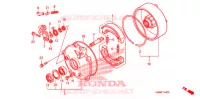 TAMBOUR DE FREIN ARRIERE pour Honda TRX 250 FOURTRAX RECON Electric Shift de 2006