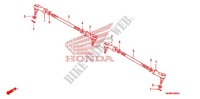 BARRE DE DIRECTION pour Honda TRX 250 FOURTRAX RECON Electric Shift de 2008