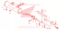SILENCIEUX D'ECHAPPEMENT pour Honda TRX 250 FOURTRAX RECON Electric Shift de 2009