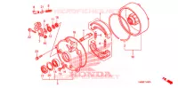 TAMBOUR DE FREIN ARRIERE pour Honda TRX 250 FOURTRAX RECON Electric Shift de 2009