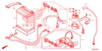 BATTERIE pour Honda TRX 250 FOURTRAX RECON Electric Shift de 2014