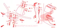 GUIDON pour Honda TRX 250 FOURTRAX RECON Electric Shift de 2014