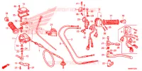 LEVIER DE GUIDON   CABLE   COMMODO pour Honda TRX 250 FOURTRAX RECON Electric Shift de 2014