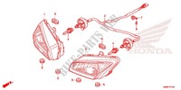 PHARE pour Honda TRX 250 FOURTRAX RECON Electric Shift de 2014