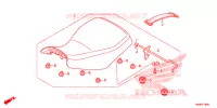 SELLE pour Honda TRX 250 FOURTRAX RECON Electric Shift de 2014