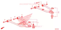 TRIANGLES AVANT pour Honda TRX 250 FOURTRAX RECON Electric Shift de 2014