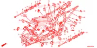 CADRE pour Honda TRX 250 FOURTRAX RECON Electric Shift de 2016