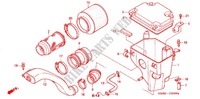 FILTRE A AIR pour Honda TRX 250 FOURTRAX RECON Standard de 2004