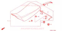 SELLE pour Honda TRX 250 FOURTRAX RECON Standard de 2004