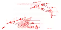 TRIANGLES AVANT pour Honda TRX 250 FOURTRAX RECON Standard de 2006