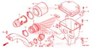 FILTRE A AIR pour Honda TRX 250 FOURTRAX RECON Standard de 2008