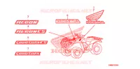 AUTOCOLLANTS pour Honda TRX 250 FOURTRAX RECON Standard de 2010