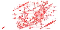 CADRE pour Honda TRX 250 FOURTRAX RECON Standard de 2010
