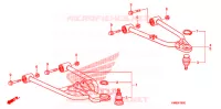 TRIANGLES AVANT pour Honda TRX 250 FOURTRAX RECON Standard de 2010
