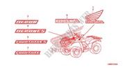 AUTOCOLLANTS pour Honda TRX 250 FOURTRAX RECON Standard de 2011