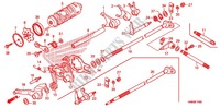 BARILLET DE SELECTION pour Honda TRX 250 FOURTRAX RECON Standard de 2011