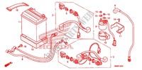 BATTERIE pour Honda TRX 250 FOURTRAX RECON Standard de 2011