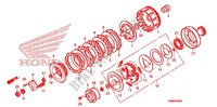 EMBRAYAGE pour Honda TRX 250 FOURTRAX RECON Standard de 2011