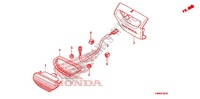FEU ARRIERE pour Honda TRX 250 FOURTRAX RECON Standard de 2011