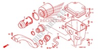 FILTRE A AIR pour Honda TRX 250 FOURTRAX RECON Standard de 2011