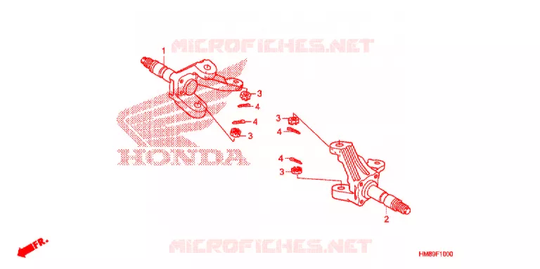 ARBRE DE ROUE  Honda ATV 250 FOURTRAX 2011  TRX250TMB