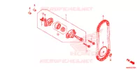 POMPE A HUILE pour Honda TRX 250 FOURTRAX RECON Standard de 2014