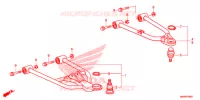 TRIANGLES AVANT pour Honda TRX 250 FOURTRAX RECON Standard de 2014