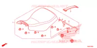 SELLE pour Honda TRX 250 FOURTRAX RECON Standard de 2016