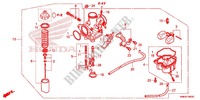 CARBURATEUR (TRX250X'09/'11/'12/'13/'14) pour Honda TRX SPORTRAX 250 X de 2011