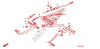 PEDALE   REPOSE PIED pour Honda TRX SPORTRAX 250 X de 2011