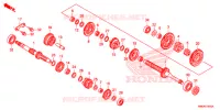 BOITE DE VITESSES pour Honda TRX SPORTRAX 250 X de 2011