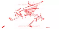 PEDALE   REPOSE PIED pour Honda TRX SPORTRAX 250 X de 2011