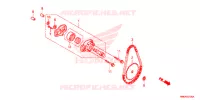 POMPE A HUILE pour Honda TRX SPORTRAX 250 X de 2011